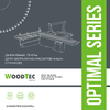 Пилa подрезная WoodTec 200х80х4,3-5,5 z36 коническая