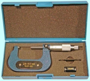 Микрометр Гладкий МК- 50   25- 50 мм (0,01) кл.т.1 тв.сплав "CNIC" (ОМ1811-2) (cnic48760)