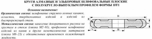 Круг алмазный 1FF1(плоский,полукруг.-выпукл.профиль)125х 6х4х3х32 R3,0 АС4 100/80 100% В2-01 38 карат (cnic29443)