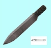 Лезвие трехгранное D25 Р6М5 хвостовик М5 "CNIC" (cnic37196)