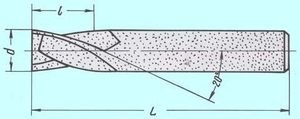 Фреза Шпоночная d 4,0х 8х38 ц/х ВК8 цельная "CNIC" (cnic39844)