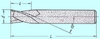 Фреза Шпоночная d 5,0х12х38 ц/х ВК8 цельная "CNIC" (cnic39845)