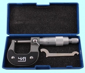 Микрометр Гладкий МК- 25     0- 25 мм (0,01) кл.т.1 (ЧИЗ) (cnic40687)