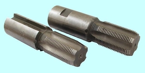 Метчик G 1 1/8" Р18 трубный цилиндрический, машинный комплект из 2-х шт. (11 ниток/дюйм) (cnic60055)