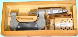 Микрометр Резьбовой со вставками  МВМ- 50, 25-50 мм г.в. 1973-80 (cnic60660)
