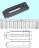 Прихват плоский 25 220х75х37мм М20 кованый (YD-8) "CNIC" (cnic62880)