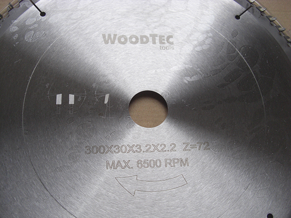 Пила основная WoodTec ф250х30х3,2/2,2 Z80FZ/TR