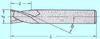 Фреза Шпоночная d 5,0х10х35 ц/х ВК8 цельная (cnic10537)