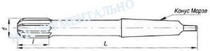 Развертка d 35,0 Н9 к/х машинная Р6АМ5 (78х321) "CNIC" (cnic50264)