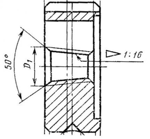 Плашка Коническая дюймовая   К  1 1/2"(NPT), 11 1/2 ниток/дюйм, dнар.90мм (cnic57764)
