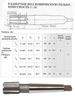 Развертка Rc  1/4"х20х102 к/х коническая машинная 9ХС КМ1 "CNIC" (cnic59605)