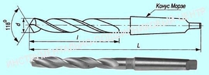 Сверло d 46,0  к/х Р6АМ5 "CNIC" (cnic64944)