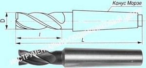 Фреза Концевая d18,0х 80х165 к/х Р6М5  Z=3 КМ2 (cnic65207)