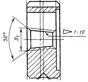 Плашка Трубная коническая   R    1/2", 14 ниток/дюйм, dнар.45мм "TLX" (cnic66534)