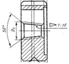 Плашка Трубная коническая   R    3/4", 14 ниток/дюйм, dнар.55мм Р6АМ5 "TLX" (cnic66542)